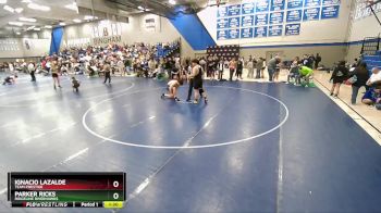210 lbs Quarterfinal - Ignacio Lazalde, Team Prestige vs Parker Ricks, Ridgeline Riverhawks