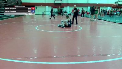 131 lbs Cons. Round 3 - Sage O`Toole, Simpson University (CA) vs Paige Chafin, Unattached