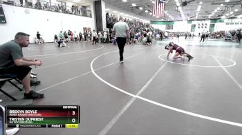 90 lbs Semifinal - Tristen Dupriest, Sly Fox Wrestling vs Brekyn Boyle, Honey Badger Wrestling