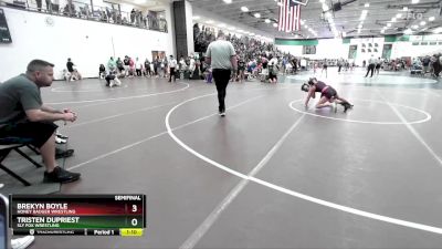 90 lbs Semifinal - Tristen Dupriest, Sly Fox Wrestling vs Brekyn Boyle, Honey Badger Wrestling