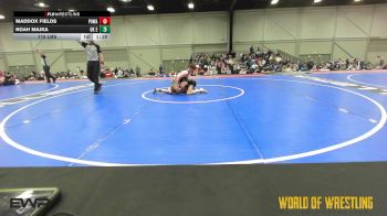 115 lbs Rr Rnd 1 - Maddox Fields, POWA 14U vs Noah Majka, OK Elite 14U 2