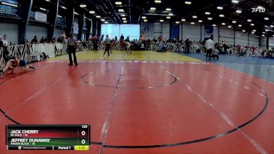 120 lbs Rd# 6- 9:00am Saturday Final Pool - Jack Cherry, PA Gold vs Jeffrey Dunaway, Minion Black