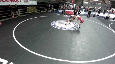 120 lbs Champ. Rd Of 16 - Sabrina Borgia, Dos Pueblos High School Wrestling vs Olive Lechiara, Temecula Valley High School Wrestling