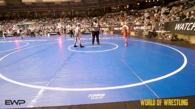 85 lbs Round Of 16 - Jaxon Huffman, Team Tulsa Wrestling Club vs Lincoln Simpson, SHWA