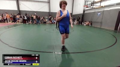 285 lbs Round 1 - Corban Patchett, FordDynastyWrestlingClub vs Jacob Krause-Henifin, Washington