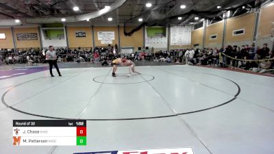 138 lbs Round Of 32 - Jay Chase, Sheehan* vs Matthew Patterson, Middleborough