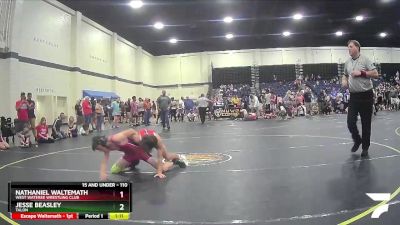 110 lbs Cons. Round 1 - Nathaniel Waltemath, West Wateree Wrestling Club vs Jesse Beasley, Talon