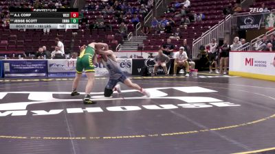 160 lbs First Round - A.j. Corp, West Chester Rustin vs Jesse Scott, Emmaus