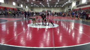 65 lbs Round 1 - Evelyn Duval, Bison Wrestling Club vs Lennox Sather, Saint Peter Saints