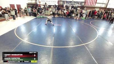 80 lbs Champ. Round 2 - Tommy Warburton, JWC vs Mason Hamilton, Sanderson Wrestling Academy