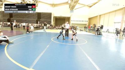 85 lbs Rr Rnd 9 - Brody Vezza, Williamstown K3 vs Dean Steward, Pursuit Wrestling Academy