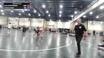 132 lbs Final - Illia Kyryianenko, Youth Impact Center Wrestling Club vs Davian Lopez, Colosseum Wrestling