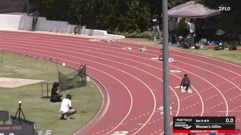Women's 400m, Finals 6