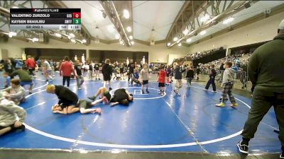 61 lbs Rr Rnd 5 - Valentino Zurzolo, Garden State Grapplers vs Kaysen Beaulieu, Smitty's Barn ES