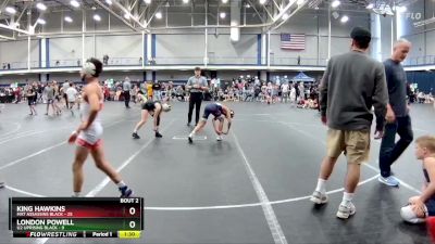 84 lbs Round 1 (4 Team) - King Hawkins, Mat Assassins Black vs London Powell, U2 Uprising Black