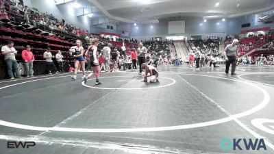 73 lbs Rr Rnd 1 - Emyle Thompson, HURRICANE WRESTLING ACADEMY vs Kalisynn Meyer, HURRICANE WRESTLING ACADEMY