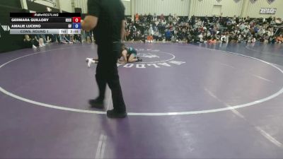 138 Open Cons. Round 1 - Germara Guillory, Iowa Central Community College vs Amalie Lucero, Grand View University