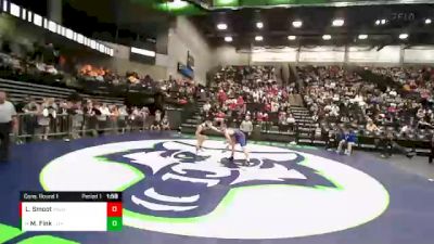 150 lbs Cons. Round 1 - Mason Fink, Lehi vs Lockwood Smoot, Woods Cross