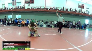 120 lbs Cons. Round 2 - Jezra Graber, M3 Wrestling Academy vs Gunner Payne, Red Hawk Wrestling Academy