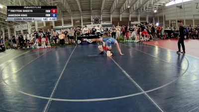 165 lbs Cons. Round 4 - Treyton Sheets, Frontier High School Wrestling vs Jameson King, Frontier High School Wrestling