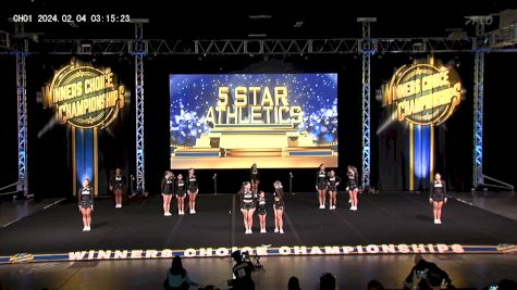 5 Star Athletics - Junior Onyx [2024 All Ages All Levels D2 USASF Cheer-Exhibition Saturday - Day 1] 2024 Winner's Choice Championships - Ft. Lauderdale