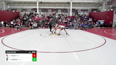 157 lbs Consi Of 8 #2 - Isaac Fayer, Cardinal Gibbons vs Jack Kassler, St. Francis