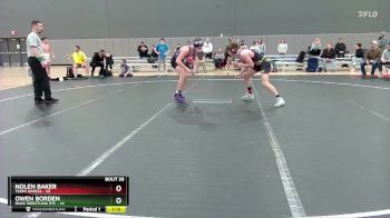 160 lbs Round 6 (10 Team) - Nolen Baker, Terps Xpress vs Owen Borden, Noke Wrestling RTC