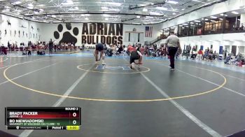 141 lbs Round 2 (6 Team) - Brady Packer, Adrian vs Bo Niewiadomski, University Of Wisconsin Eau Claire