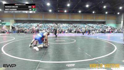 170 lbs Consolation - Patrick Miller, Hurricane Wrestling vs JHETT HARBER, Lowry