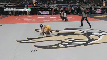 3rd Place Match - Maverick Kidd, Papillion-LaVista vs Victor Reyes, Kearney