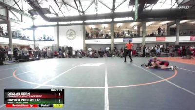 80-89 lbs Cons. Round 3 - Cayden Podeweltz, Wrestling Factory vs Declan Kern, Frankfort Gladiator Wrestling