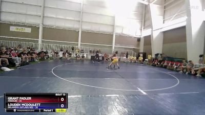 150 lbs Placement Matches (8 Team) - Grant Fadler, Missouri vs Louden McDoulett, Oklahoma Outlaws Red