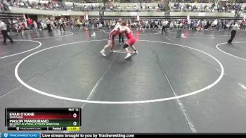 215 lbs Quarterfinal - Evan O`Kane, Wisconsin vs Mason Mandurano, Belmont-Platteville Youth Wrestling Club