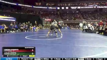 138 lbs Quarterfinal - Logan Stotts, 3-Waukee Northwest vs Jorden Roberts, 6-Bettendorf