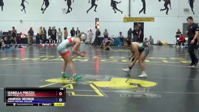 116 lbs Semifinal - Izabella Frezzo, New Jersey City University vs Janessa George, North Central College