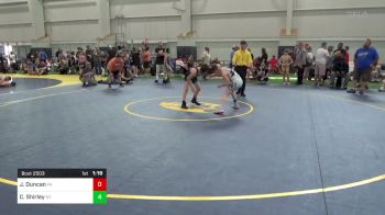 96-J lbs 7th Place - James Duncan, PA vs Chase Shirley, NY