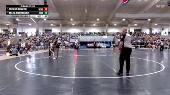 Girls 120 lbs Champ. Round 1 - Talea Rodriguez, Green Hill High School vs Elease Renken, West Creek High School