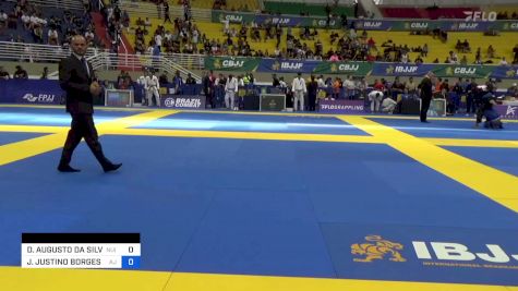 JOELSON JUSTINO BORGES DA SILVA vs DIOGO AUGUSTO DA SILVA 2023 Brasileiro Jiu-Jitsu IBJJF