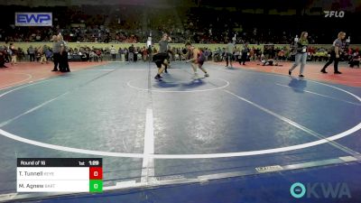 195 lbs Round Of 16 - Trey Tunnell, Keystone Kids Wrestling Club vs Malakai Agnew, Bartlesville Wrestling Club