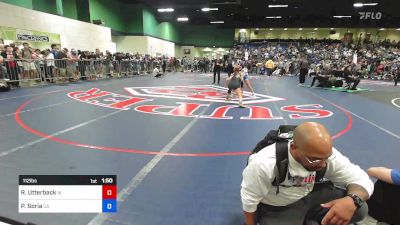 112 lbs Consi Of 8 #2 - Reanah Utterback, IA vs Paris Soria, CA