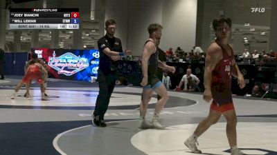 74 kg Champ. Rd Of 16 - Joey Bianchi, Arkansas Regional Training Center vs Will Lewan, CKWC/ Titan Mercury Wrestling Club