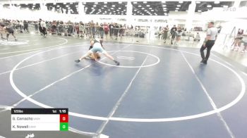 120 lbs Round Of 32 - Gabriel Camacho, Vasky Bros vs Kooper Nowell, Canyon View Falcons