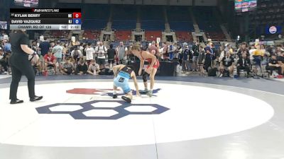 120 lbs Champ. Rd Of 128 - Kylan Berry, Maine vs David Vazquez, New Jersey