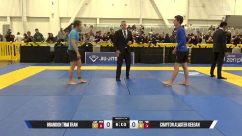 Chayton Alaster Keegan vs Brandon Thai Tran 2025 World IBJJF Jiu-Jitsu No-Gi Championship