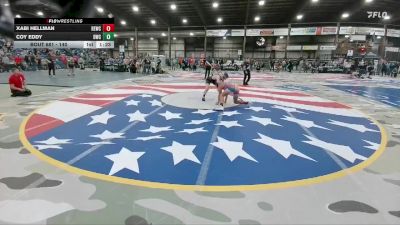 140 lbs Champ. Round 2 - Xabi Hellman, RawTown Elite Wrestling Club vs Coy Eddy, Douglas Wrestling Club