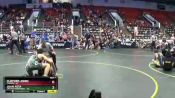 140 lbs Finals (8 Team) - Juan Asta, Jackson Northwest vs Clifford Jones, Clinton