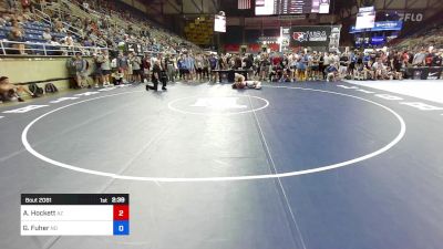 165 lbs Cons 64 #2 - Asher Hockett, AZ vs Gregory Fuher, ND