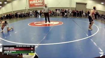 120 lbs Cons. Round 3 - David Lewis, Guerrilla Wrestling (GWA) vs Jacob Spence, Machine Shed