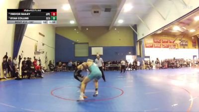 157 lbs Quarterfinal - Trevor Bailey, Apple Valley vs Ryan Collins, Sultana