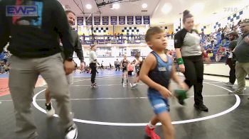 46 lbs Round Of 16 - Jaxon Bonds, Claremore Wrestling Club vs Christopher Waitkus, Team Tulsa Wrestling Club